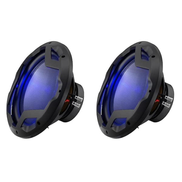 Boss Audio Systems 12 in. DVC 1600-Watt Subwoofer with LED Illumination (2-Pack)