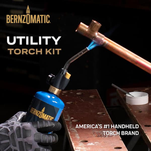 Bernzomatic Trigger Ignition Start Blow Torch Kit with 14.1 oz. Handheld  Propane Gas Cylinder and Adjustable Flame 333084 - The Home Depot