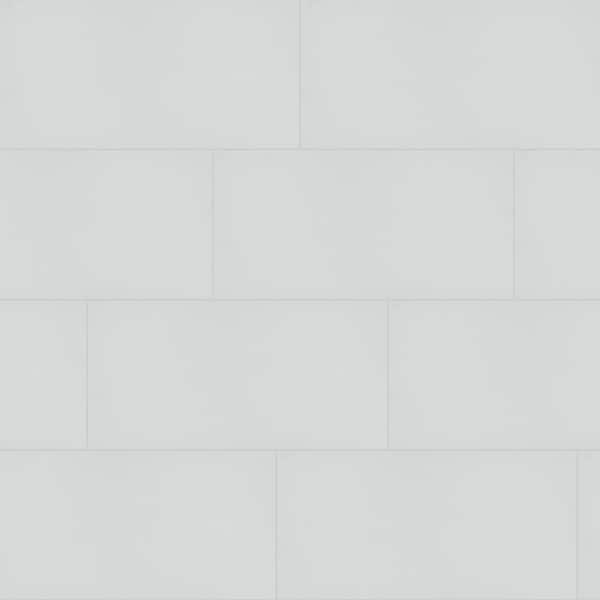 MSI Cliff White 12 in. x 24 in. Matte Porcelain Floor and Wall Tile (2 sq. ft./Each)