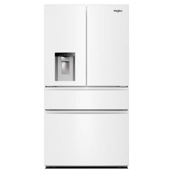 36 in. 29 cu. ft. Standard Depth French Door Refrigerator in White with Flexible Temperature Drawer