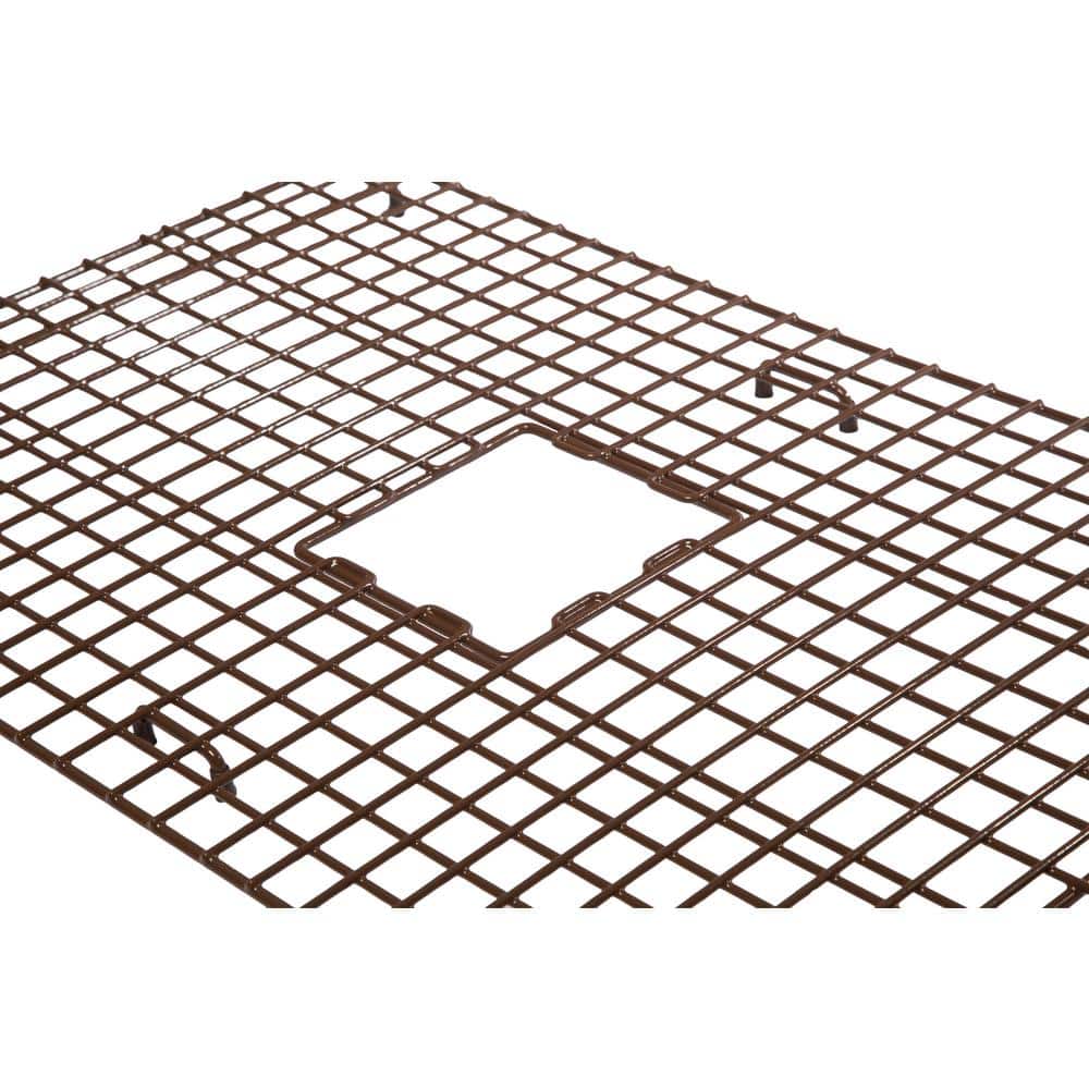 Wright Antique Brown Steel Kitchen Sink Bottom Grid