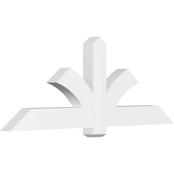 Ekena Millwork Redmond 72 in. W x 27 in. H x 4 in. D Signature Polyurethane Bracket