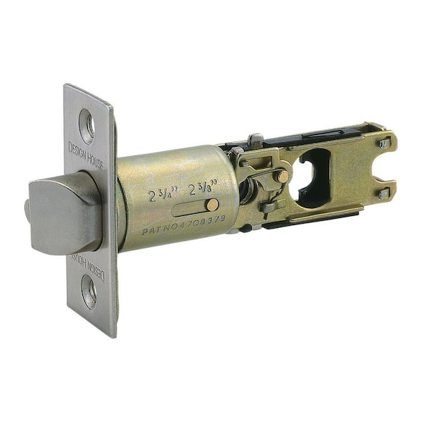 Design House Satin Nickel 2-Way Replacement Entry Latch