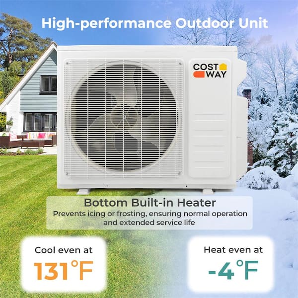 36K BTU 3-Zone 12K 18K BTU 21.5 SEER2 Mini Split Air Conditioner Work with Alexa