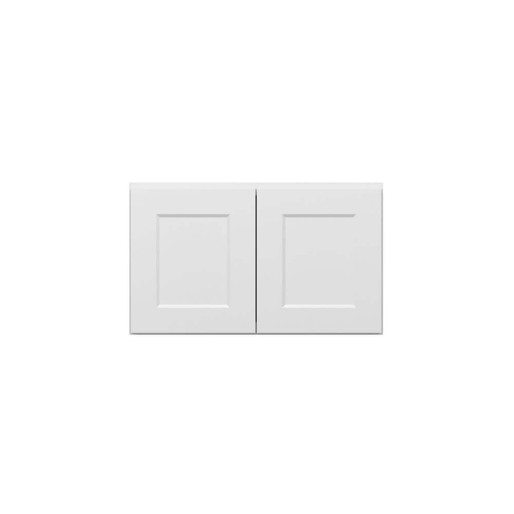 Norfolk Shaker 30 in. W x 18 in. H x 12 in. D in Painted White Plywood Asse