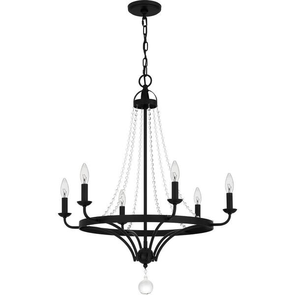 Black deals matte chandelier