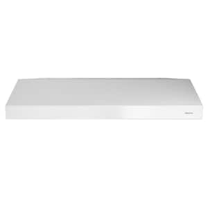 Broan® 30-Inch Ductless Under-Cabinet Range Hood w/ Easy Install System,  White