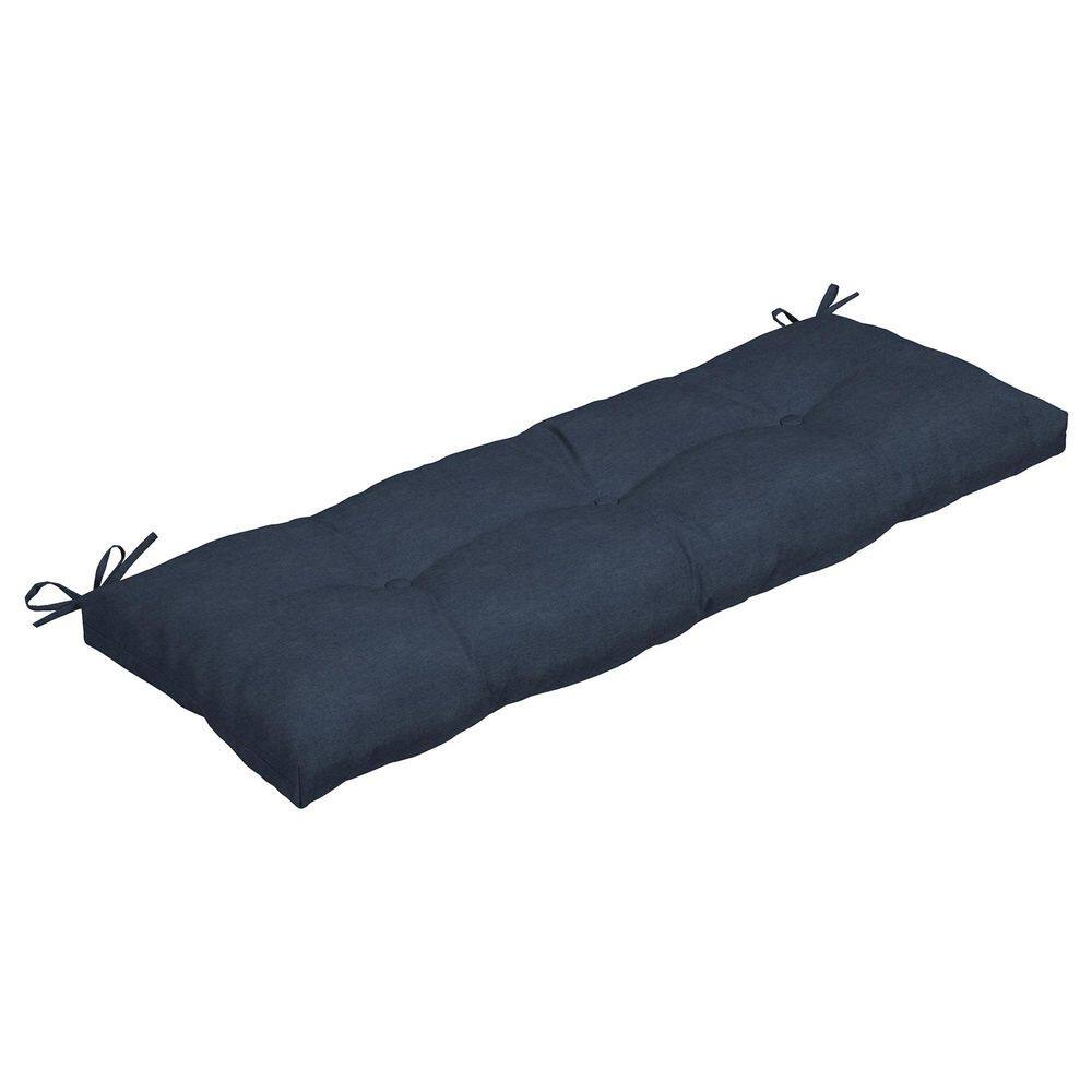 ARDEN SELECTIONS 48 in. x 18 in. Ocean Blue Rectangle Outdoor Bench Cushion FN03L08BD9Z1 The