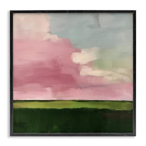 Stupell Industries Pink Clouds Sunrise by Svetlana Aleynikova Black Framed Nature Giclee Art Print 17 in. x 17 in.