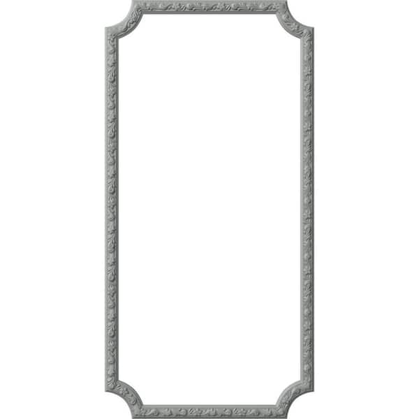 13.35 Sq. Ft. Unfinished Polyurethane Sussex Floral Panel Moulding Kit (Single Panel)