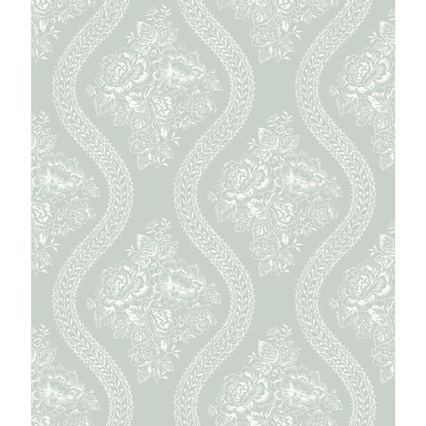 Magnolia Home by Joanna Gaines Coverlet Floral Spray and Stick Wallpaper