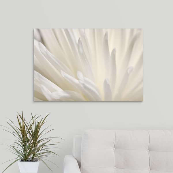 GreatBigCanvas "White Flower" by PhotoINC Studio Canvas Wall Art