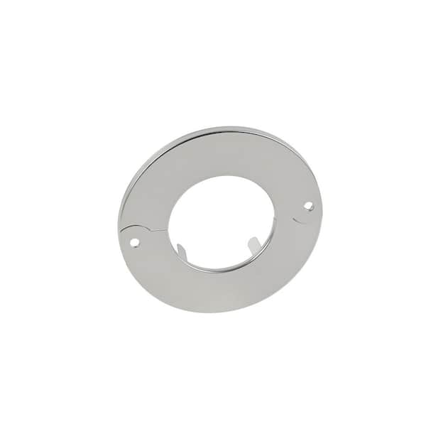 2 in. Chrome-Plated Steel Iron Pipe Size Split Flange Escutcheon Plate