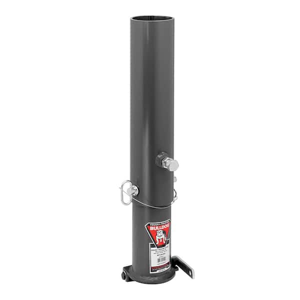 Bull Dog Round Gooseneck Coupler with Easy Grip Locking Handle and Tight Ball Fit