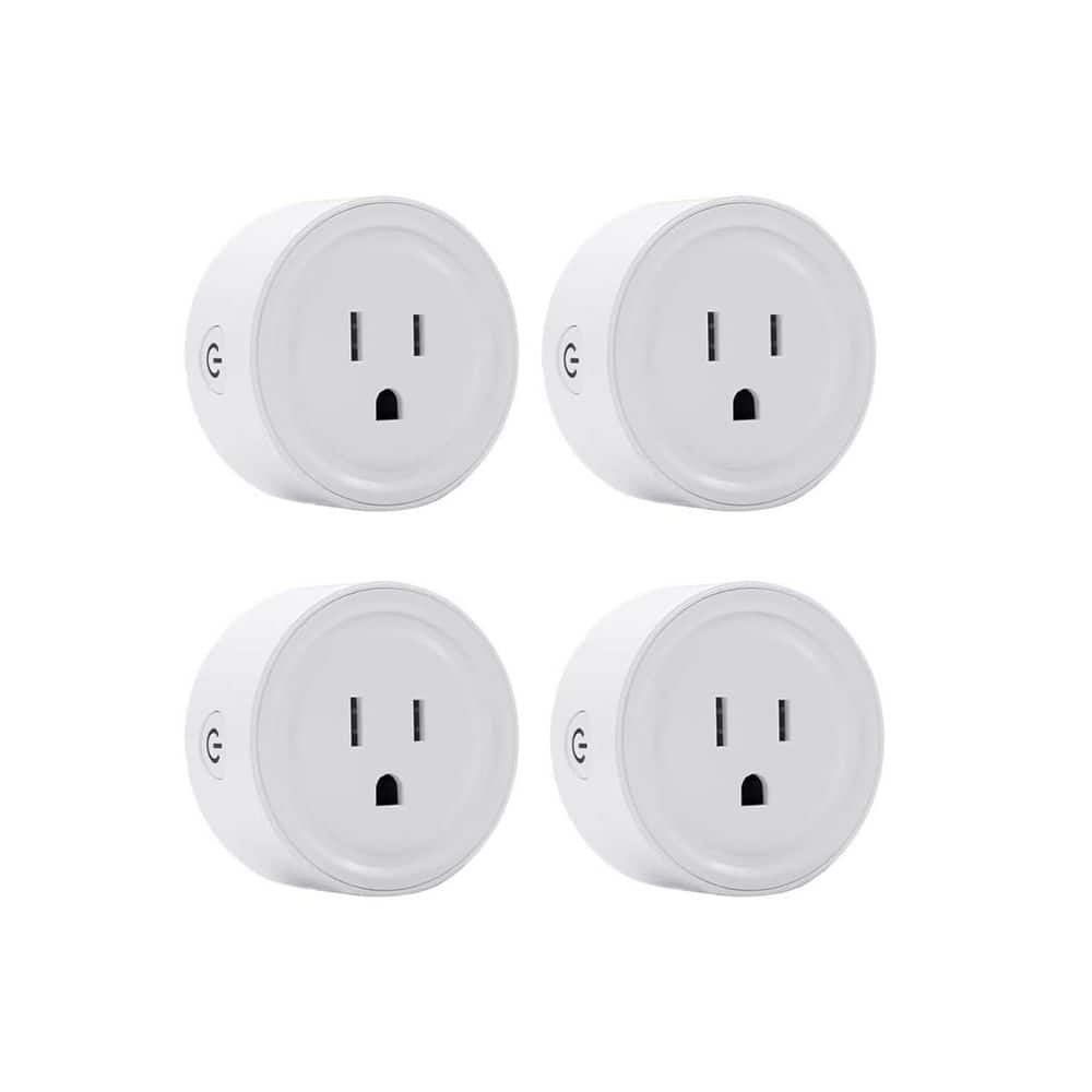 2.4GHz Wireless Smart Plug Outlet 120-Volt w/Alexa Google Home Timer and On