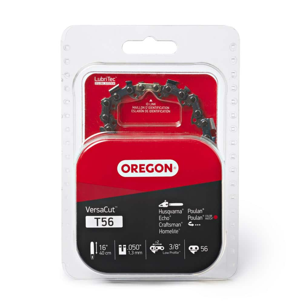 Oregon T56 Chainsaw Chain for 16 in. Bar Fits Makita, Echo, Husqvarna ...