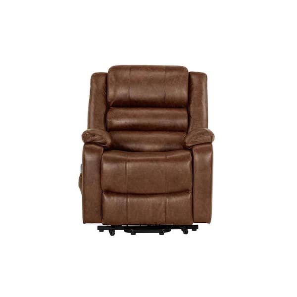 Faux Leather Power Lift Recliner Chair, Leather Power Lift Recliner