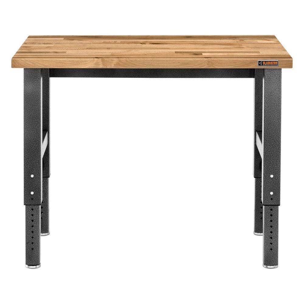 Gladiator 4 ft. Adjustable Height Birch Top Workbench GAWB04HWEG