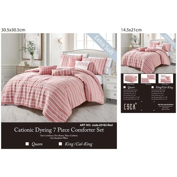 Lanco Bohemian 8-Piece Bedding Comforter Bedding Set California King Queen