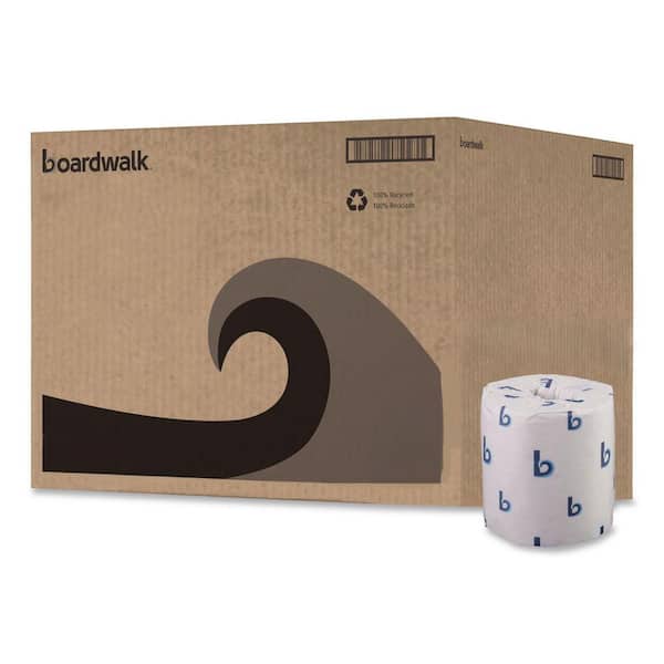 4.5 x 3.75 White Septic Safe Two-Ply Toilet Paper (500-Sheets Per Roll, 96-Rolls/Carton)