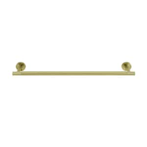 Avallon 24 in. Wall Mounted Towel Bar in Brushed Gold