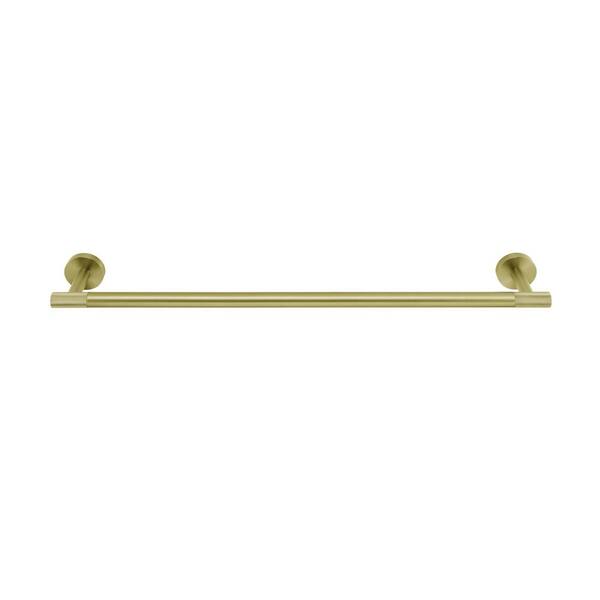 Swiss Madison Avallon 24 in. Wall Mounted Towel Bar in Brushed Gold SM