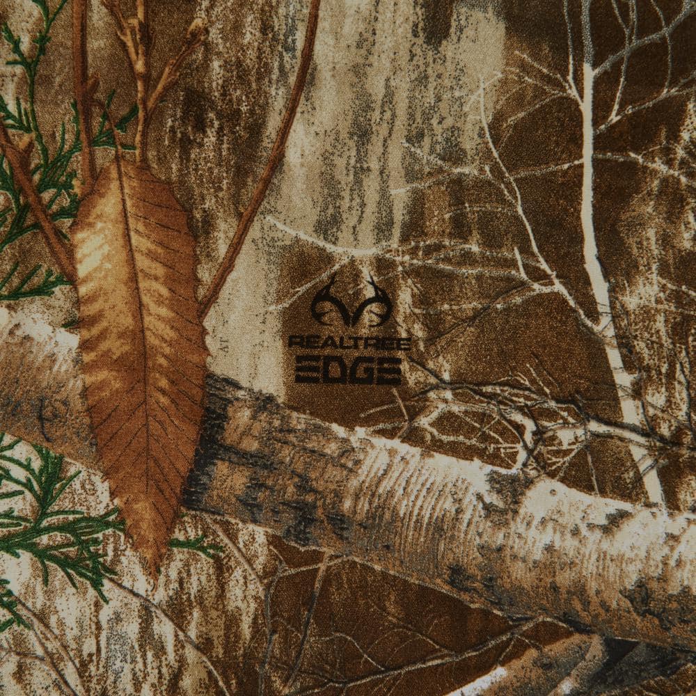 Realtree Edge Full Bed in a Bag Set with Green Leaves