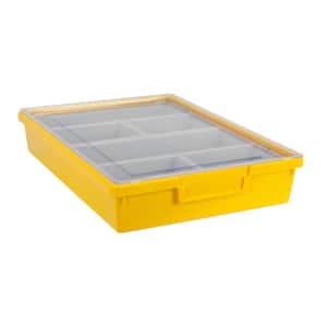 Bin/ Tote/ Tray Divider Kit - Single Depth 3" Bin in Primary Yellow - 1 pack