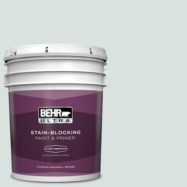 BEHR ULTRA 5 gal. #N440-1 Streetwise Extra Durable Eggshell Enamel Interior Paint & Primer