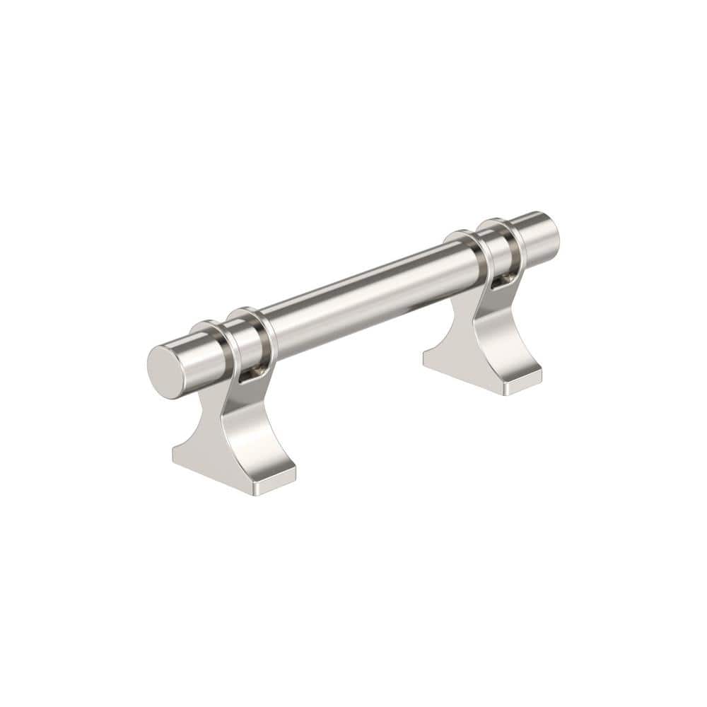Davenport 3 in. (76mm) Classic Polished Nickel Bar Cabinet Pull price history on PriceWatchPro