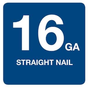 2-1/2 in. x 16-Gauge Plastic Collated Straight Finish Nails (2500 per Box)