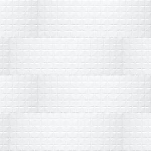Dymo Chex White Glossy 12 in. x 36 in. Glazed Ceramic Wall Tile (16 sq. ft./Case)