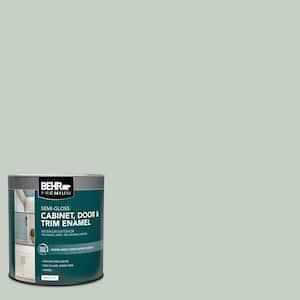 1 qt. #N400-2 Frosted Sage Semi-Gloss Enamel Interior/Exterior Cabinet, Door & Trim Paint