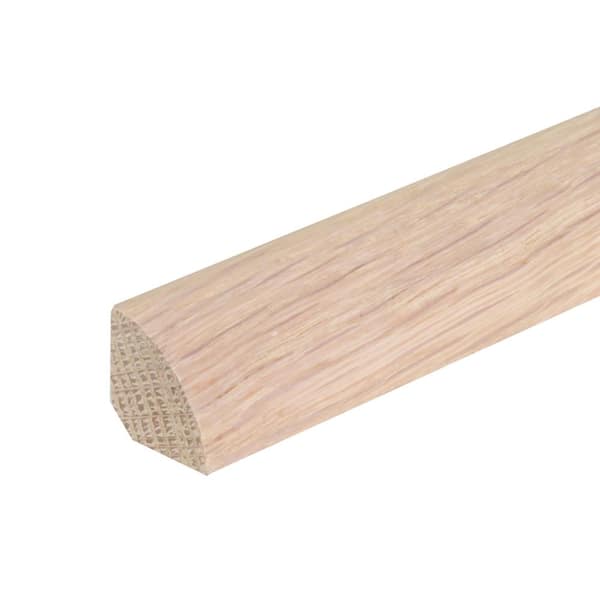 Quarter Round Quinn 0.75 in. T x 0.75 in. W x 78 in. L Matte White Oak Hardwood Trim