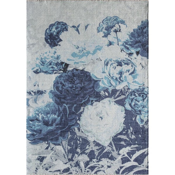 Isaac Mizrahi Eloise Baby Blues 7'10"X10'0" Contemporary Area Rug