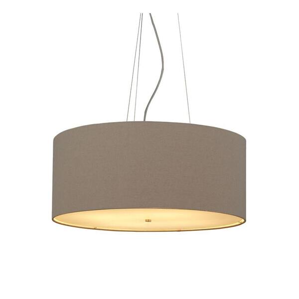 Generation Lighting Fiona Grande 4-Light Bronze Pebble Suspension Incandescent Hanging Chandelier