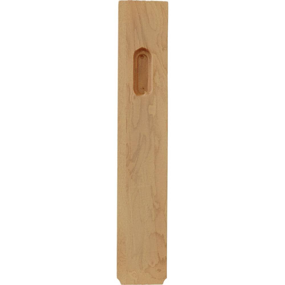 1.75" x 8" x 10" Unfinished Red Oak Corbel