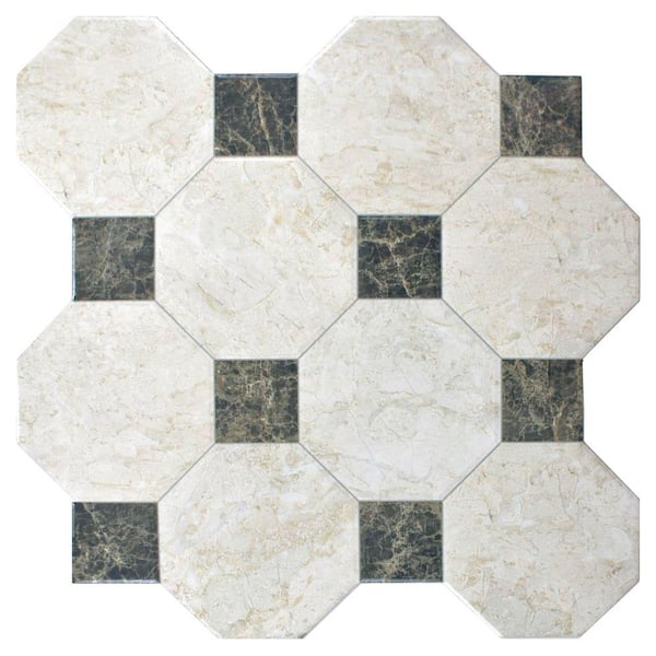 Merola Tile Opal Marfil 17-3/4 in. x 17-3/4 in. Ceramic Floor and Wall Tile (17.87 sq. ft. / case)