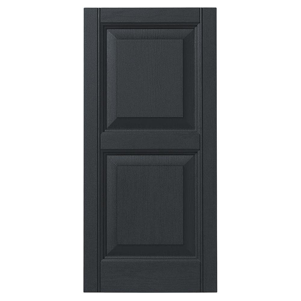 15 in. x 35 in. Raised Panel Polypropylene Shutters Pair in Blackwatch Green price history on PriceWatchPro
