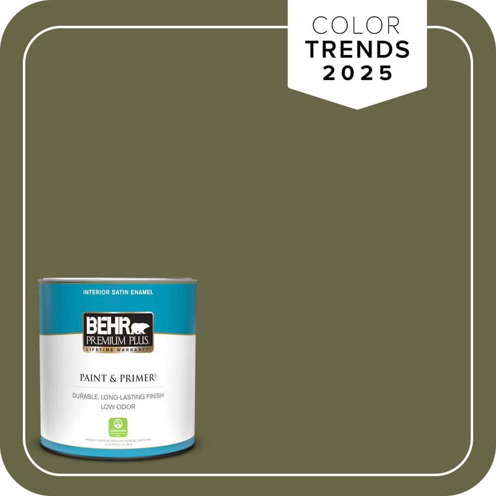 1 qt. #PPU9-24 Amazon Jungle Satin Enamel Low Odor Interior Paint & Primer price history on PriceWatchPro
