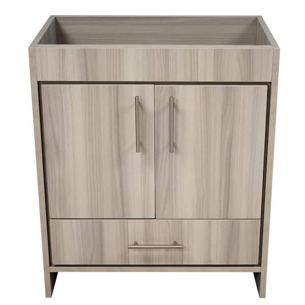 VOLPA USA AMERICAN CRAFTED VANITIES Rio 36 in. W x 19 in. D x 34 in H Bath Vanity Cabinet without Top in Ash Gray