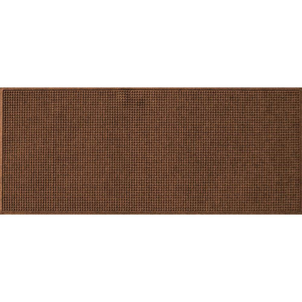 Waterhog Squares 22 in. x 60 in. PET Polyester Indoor Outdoor Door Mat Dark Brown price history on PriceWatchPro
