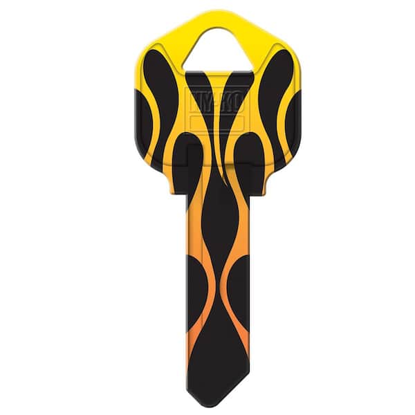 KW1-18 Keyblank - Flames
