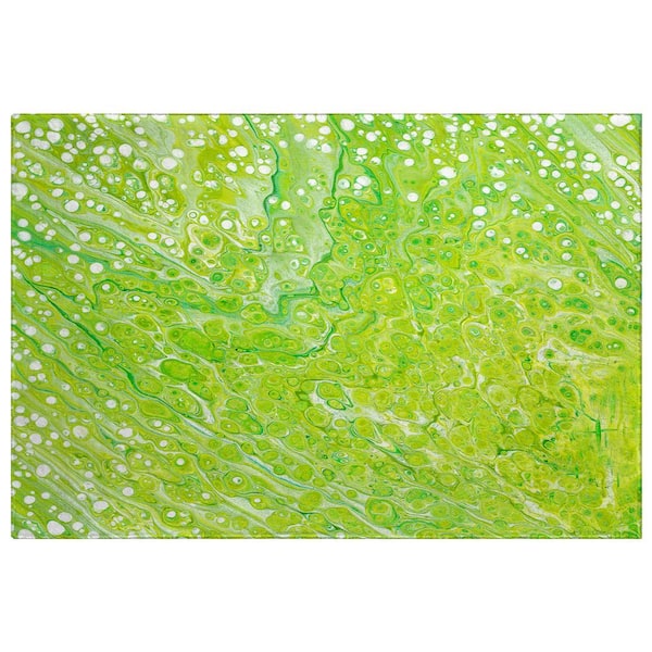 Dream Shag Premium Machine Washable Abstract ADS50 Clover 3 ft. x 4 ft. Area Rug