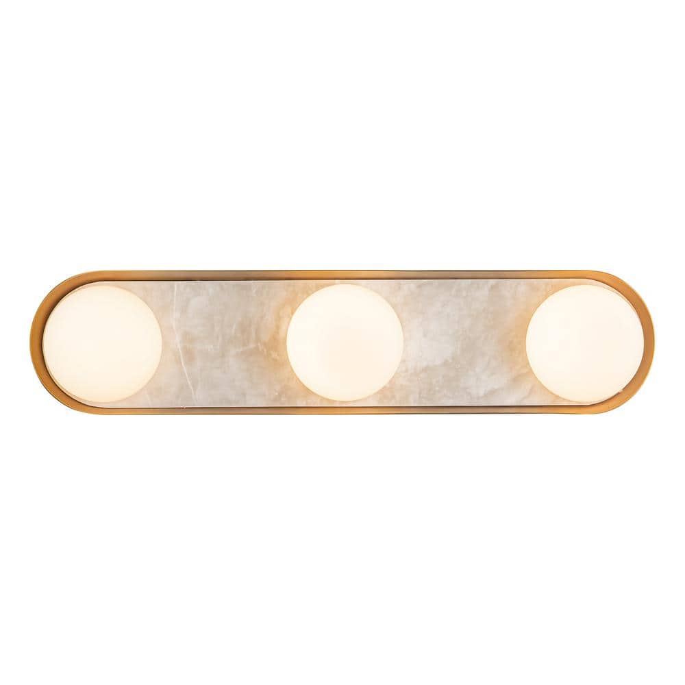 Alonso 23-in 1 Light 13-Watt Vintage Brass Integrated LED Vanity Light price history on PriceWatchPro