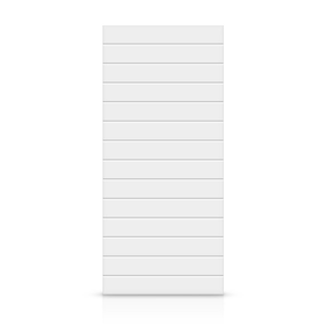 30 in. x 96 in. Hollow Core White Stained Composite MDF Interior Door Slab