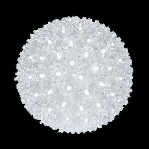 7.5 in. 120-Light LED Cool White Decorative Starlight Sphere