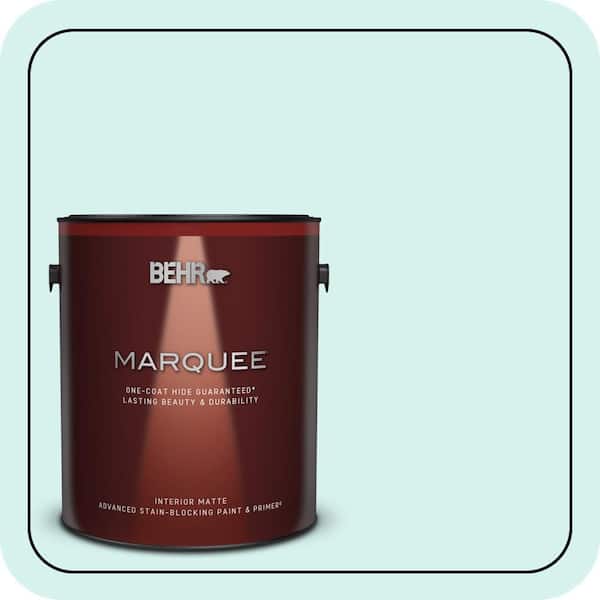 BEHR MARQUEE 1 gal. #P450-1 Sea Ice Matte Interior Paint & Primer