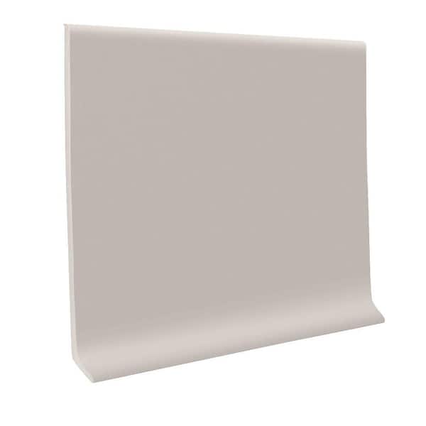 ROPPE 700 Series Smoke 4 in. x 1/8 in. x 48 in. Thermoplastic Rubber Wall Base Cove (30-Pieces)