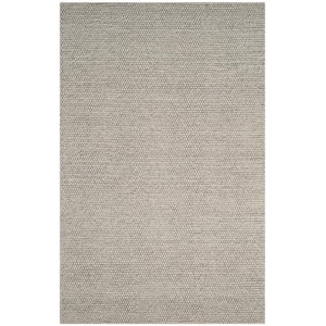 Natura Silver 5 ft. x 8 ft. Solid Area Rug